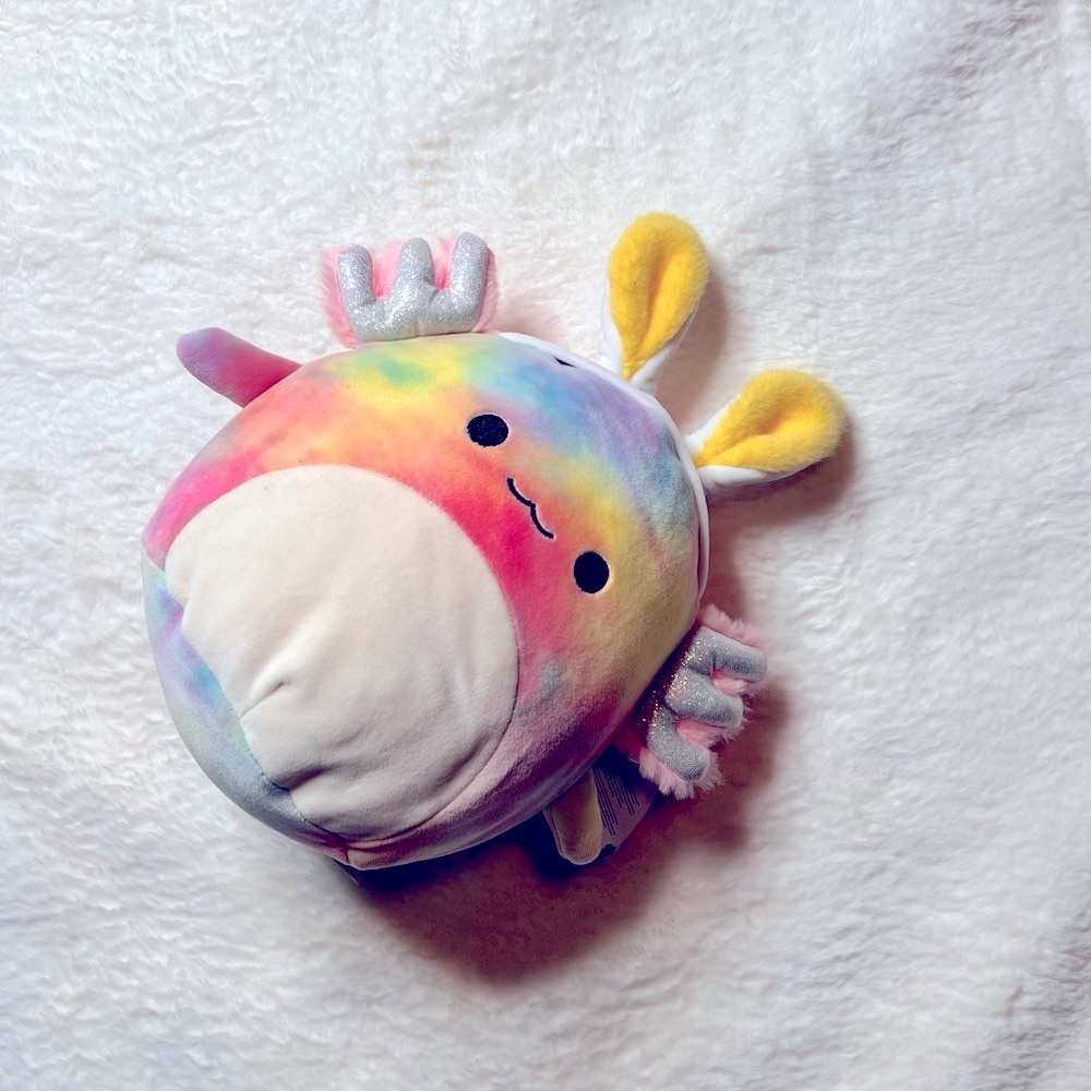 Squishmallows Yellow and Pink Stuffed Animal Plush tinley - Picture 6 of 12